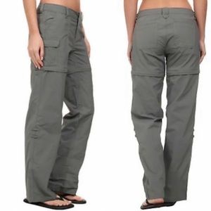 The North Face Women’s AV3S Charcoal Paramount Convertible Zip-Off Pants Size 8